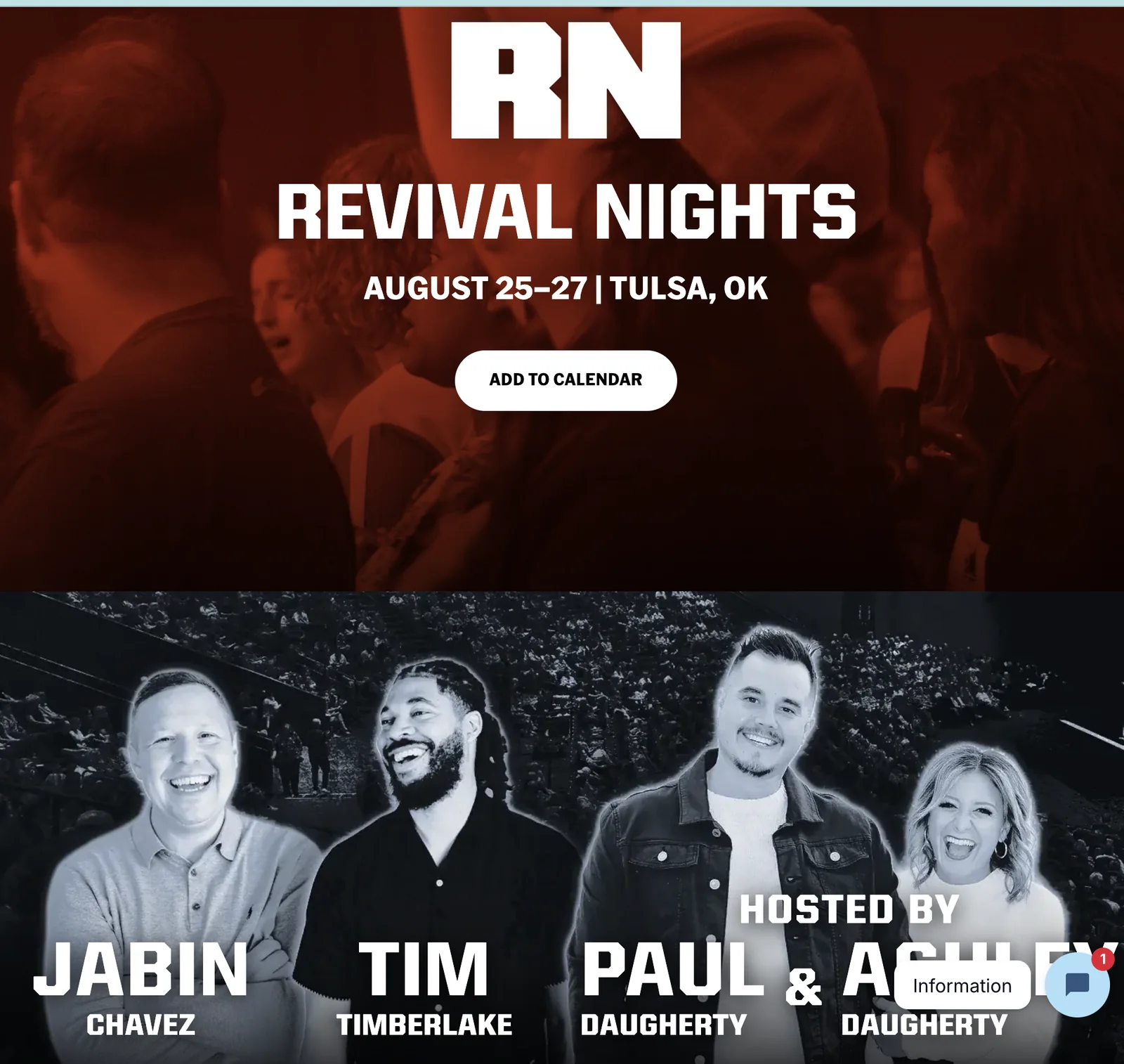 Revival Nights at Victory event site